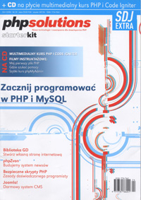 Publikacje - Programowanie w PHP - Software Developer's Journal Extra, nr 24